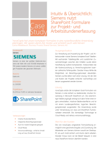 Siemens Stundenschreibung Success Story