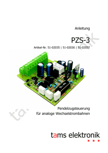 PZS-3 | Pendelzugsteuerung für analog Wechselstrombahnen