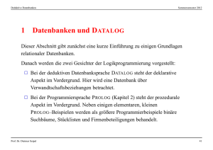 1 Datenbanken und DATALOG