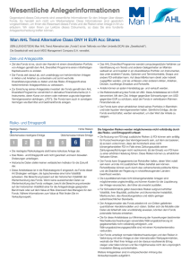 Key Investor Information