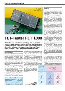 FET-Tester FET 1000