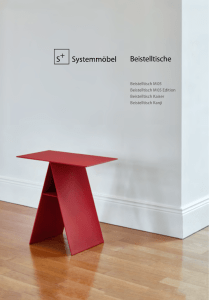 Beistelltische - S+ Systemmöbel