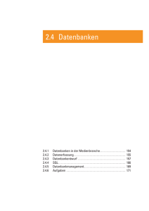 2.4 Datenbanken