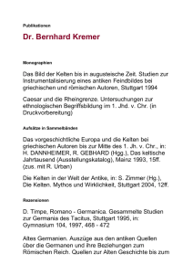 Dr. Bernhard Kremer - Alte Geschichte Erlangen