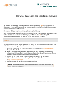Leitfaden Serverumzug