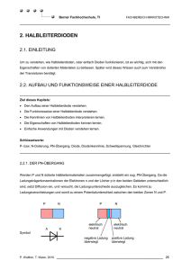 2. halbleiterdioden - Berner Fachhochschule