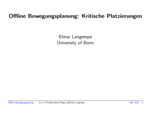 Vorlesung Elmar Langetepe WS1617 - Informatik