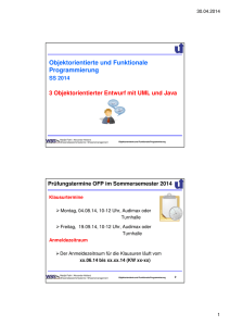 Objektorientierte und Funktionale Programmierung