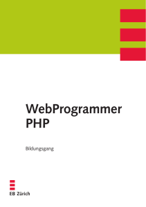Bildungsgang WebProgrammer PHP