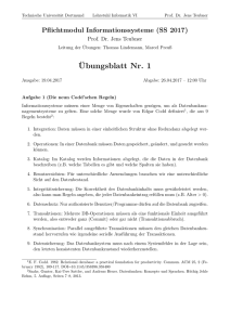 Übungsblatt Nr. 1