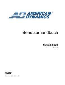 8200-0312-9900 A0 Network Client 3.1 Installation and Operating