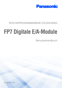 Benutzerhandbuch FP7 Digitale E/A-Module