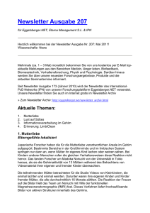 Newsletter 207 Mai 2011, als PDF - Eggetsberger-Net