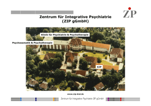 Zentrum für Integrative Psychiatrie (ZIP gGmbH)