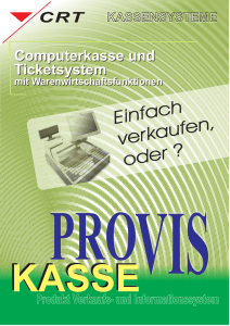provis kasse - CRT software