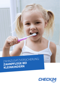 Zahnpflege bei Kleinkindern