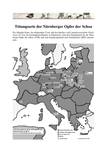 Tötungsorte der Nürnberger Opfer der Schoa