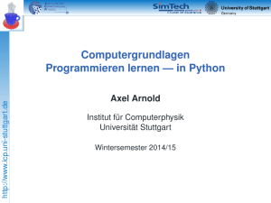 in Python - ICP Stuttgart