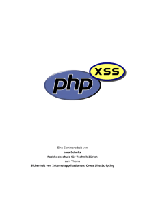 PHP vs. XSS