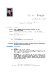 Simon Tretter – detaillierter Lebenslauf