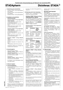 Diclofenac STADA - SRZ - Fachinformationsdienst