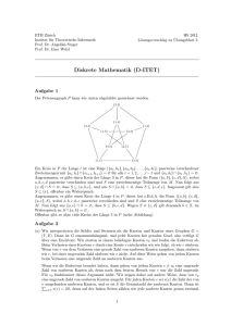 Diskrete Mathematik (D-ITET) - Cadmo