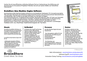 BrainStore Idea Machine Engine Software