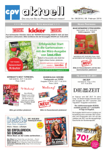 Werbung! - Cottbusser Presse Vertrieb OHG