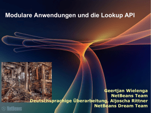 Modulare Anwendungen und die Lookup API