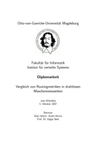 Diplomarbeit - Otto-von-Guericke