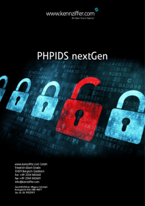 TYPO3 Extension PHPIDS nextGen