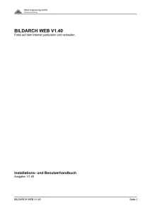 bildarch web v1.40 - Oberli Engineering GmbH