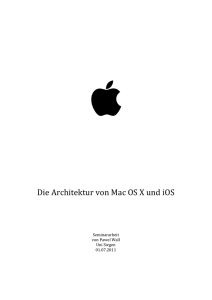 Die Architektur von Mac OS X und iOS