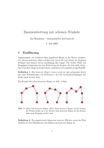 Baumeinbettung mit schönen Winkeln