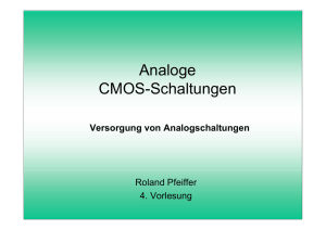 Analoge CMOS-Schaltungen