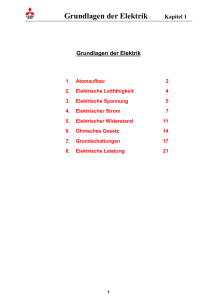 Grundlagen der Elektrik