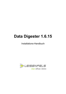 Data Digester 1.6.15 Installations