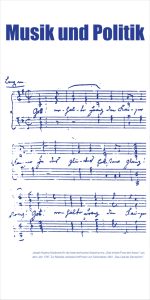 Joseph Haydns Niederschrift der österreichischen Kaiserhymne