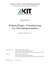 Eclipse-Plugin: Visualisierung von - IPD Snelting