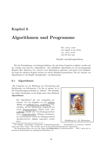 Algorithmen und Programme