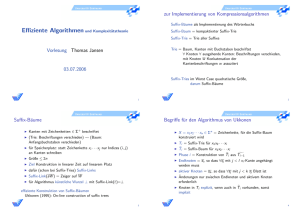 Vorlesung Thomas Jansen 03.07.2006 zur Implementierung von