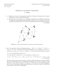 Zettel 5 - Forschungsinstitut für Diskrete Mathematik
