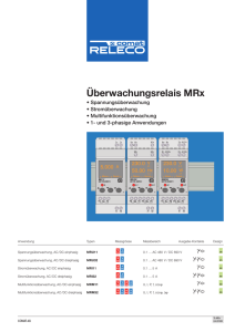 Überwachungsrelais MRx