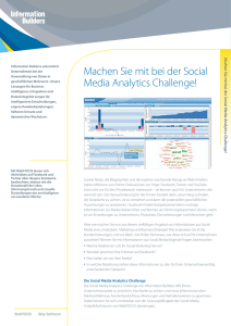 Machen Sie mit bei der Social Media Analytics Challenge!