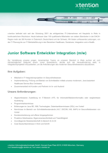Junior Software Entwickler Integration (m/w)
