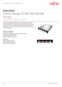 Datenblatt FUJITSU Storage CELVIN® NAS QR1006 Storage