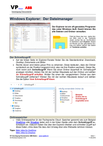 Windows Explorer: Der Dateimanager