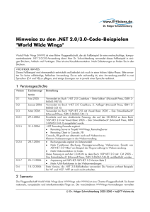 Hinweise zu den .NET 2.0/3.0-Code