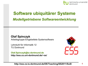 SuS-06.4: Modellgetriebene Softwareentwicklung
