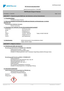 EG-Sicherheitsdatenblatt